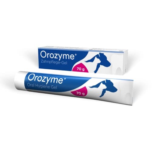 Gel dentaire Orozyme 70 g : soin bucco-dentaire chien chat anti tartre