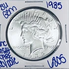 1935 P BU UNCIRCULATED SILVER PEACE DOLLAR AUTHENTIC U.S.MINT COIN KEY DATE 6805
