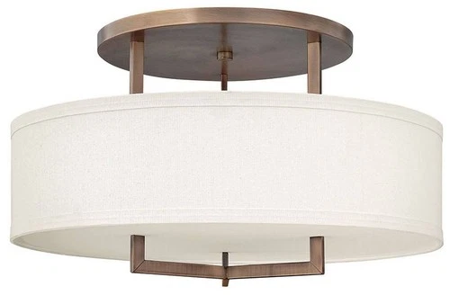 Hinkley Hampton 26" Wide Brushed Bronze Ceiling Light - Picture 2 of 6