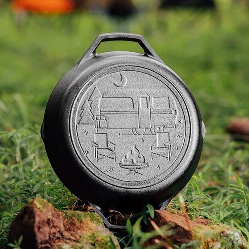 Lodge Wanderlust Series Dual Handled Camper Pan - Thumbnail 3
