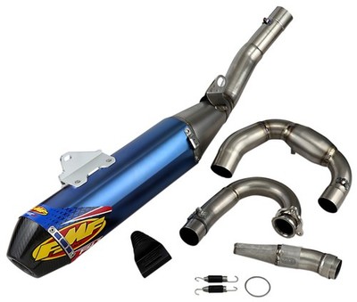 FMF Factory-4.1 Exhaust System w/MegaBomb Anodized Titanium/Carbon (044457)