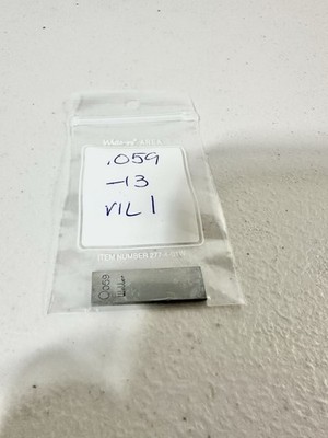 Steel Rect Gage Block .059 Different Brands Webber , CMI, And More