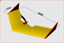 Der "unzerstörbare" NanoWing 50cm Spannweite