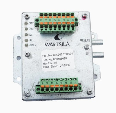 WARTSILA 107.366.780.001 MARINE ENGINE PLC HMI OCM OILING CONTROL SYSTEM MODULE