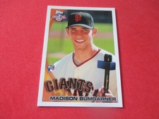 Madison Bumgarner Rookie Card 2010 Topps #209. rookie card picture