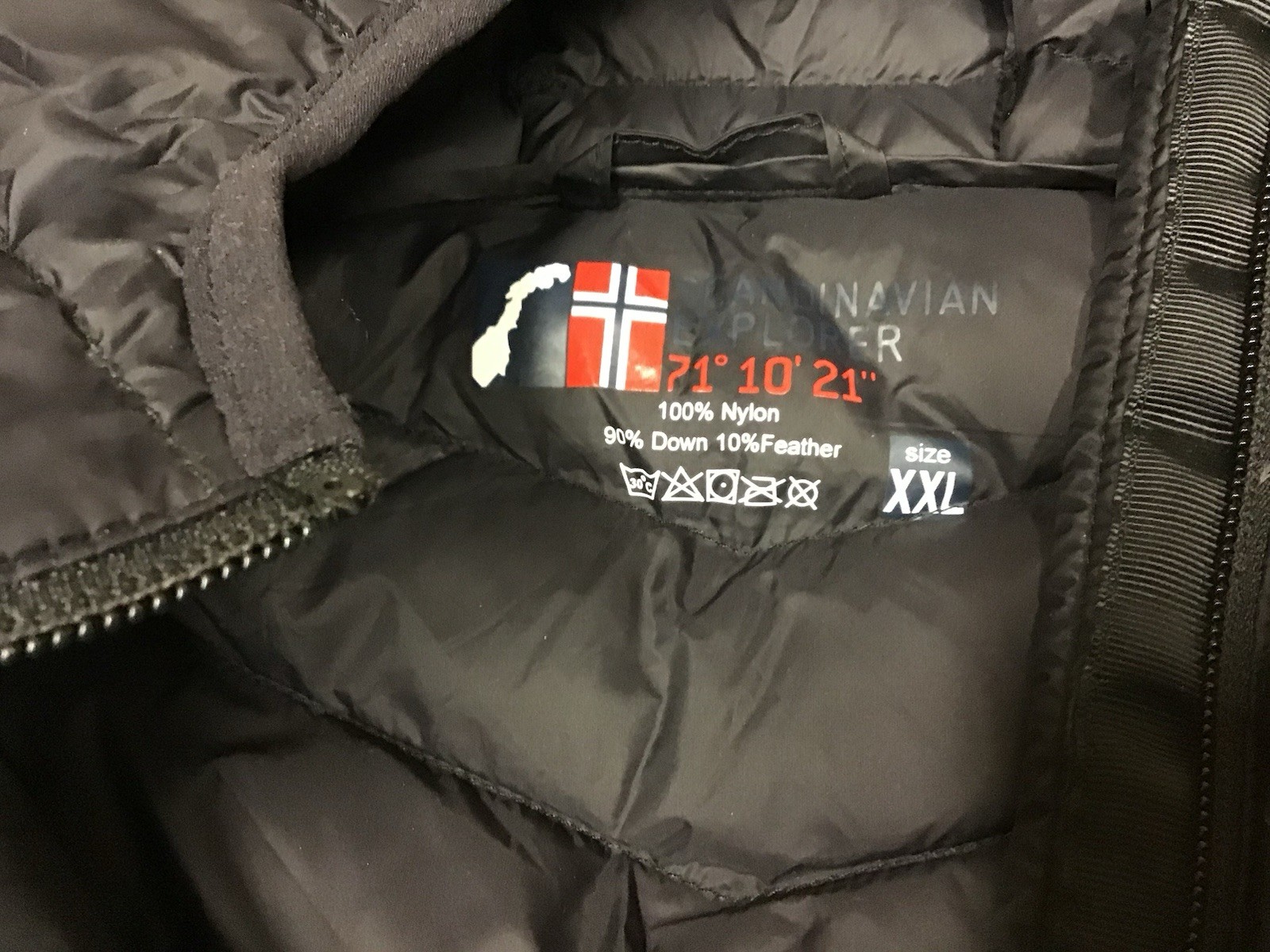 Scandinavian Explorer Down Jacket Black Ultra Lig… - image 5