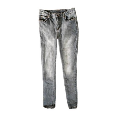 Weird Fish Women s Jeans Size 12L Long Grey Fade Denim Stretch Casual Comfort