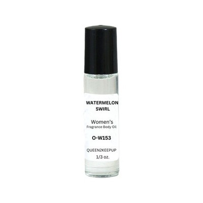 Watermelon Swirl (Woman) Body Oil 10 ml Fragrance Natural 1/3 oz Roll-On Scent