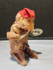 Vintage Wind Up Toy Monkey With Cymbals Alps Made In Japan WORKS 