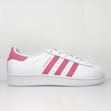 Adidas Boys Superstar CG6608 White Casual Shoes Sneakers Size 6