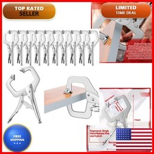 10 Pcs Locking C Clamps Adjustable with Swivel Pad 11 Inch