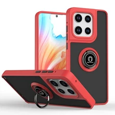 For Motorola Moto G Stylus 5G (2025), Hybrid Armor Ring Holder Stand Case Cover