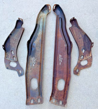 Ford Galaxie 500 Xl Ltd Front Bumper Mount Support Brackets Kit 1968 68 Oem