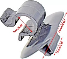 FIT CHEVROLET BONNET STAY RETAINING CLIPS PLASTIC HOLDER FOR ROD ARM STRUT 