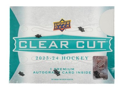 2023/24 UPPER DECK CLEAR CUT HOCKEY HOBBY BOX