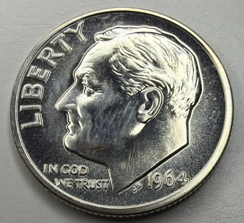 1964 Proof Silver Roosevelt Dime T45