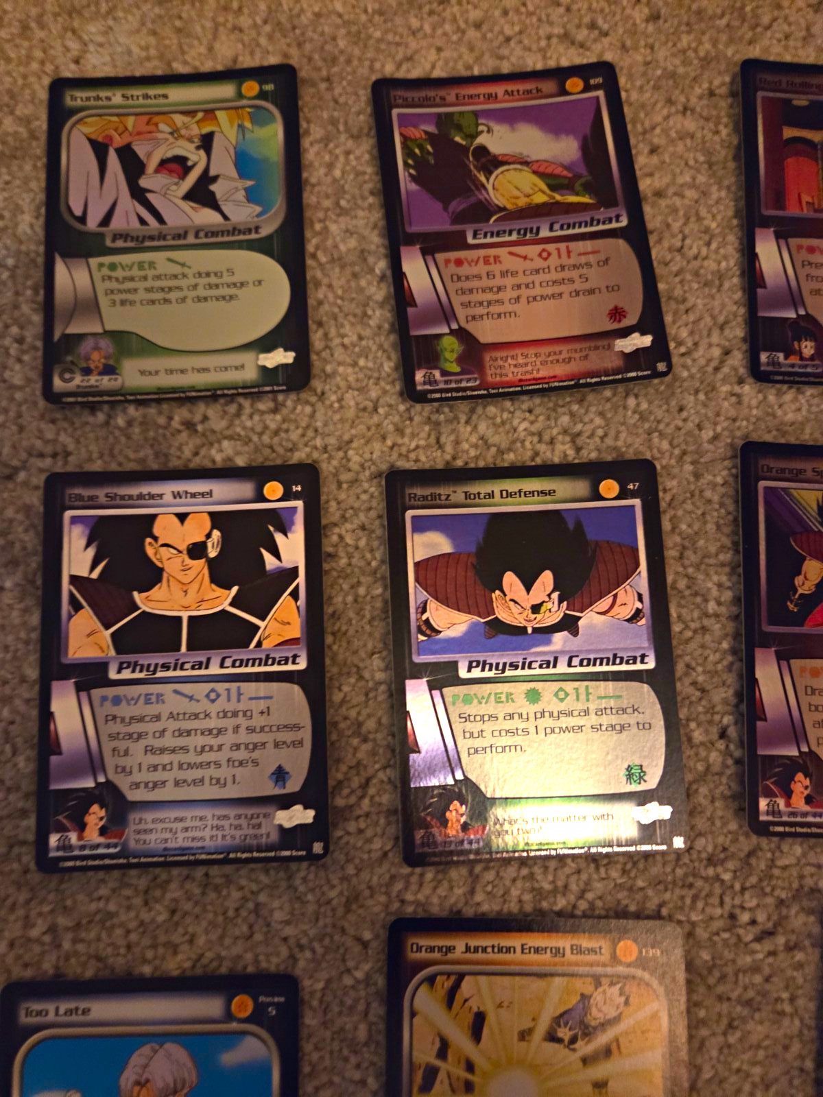 Dragon Ball Z TGC Card Game Bundle Job Lot Cards Rare Cards view 14