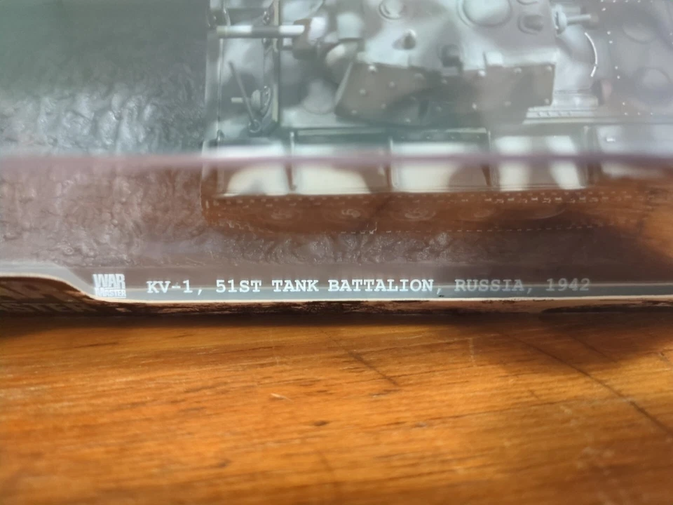 War Master KV-1E 109º 51º Batallón de Tanques 1:72 Edición Limitada Número 514/2000 Foto 3 de 4