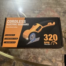 Cordless Electric Scissors 4V Rechargeable Cardboard Cutter Heavy Duty Scissor