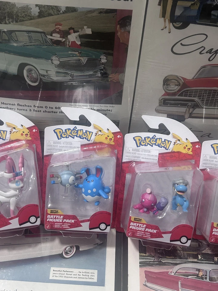 Набор боевых фигурок покемонов: коллекция из 6 предметов - Изображение 4 из 4