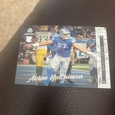 2022 Chronicles Luminance Football #219 Aidan Hutchinson ROOKIE CARD RC