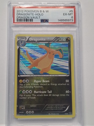 Dragonite graded PSA 6 for sale on eBay