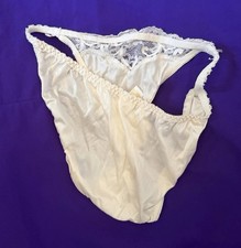 Victorias Secret Bikini Panties Large White S...