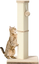 Cat Scratching Post, 32 Inch Tall Scratching Post for Indoor with 5 Inch Diamete