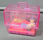 Vintage 1995 Mattel Barbie Magic Moves Wind Up Pet Hamster Cage Works