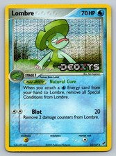 Pokemon Card - Lombre Deoxys 34/107 Uncommon Reverse Holo Stamped MP on eBay