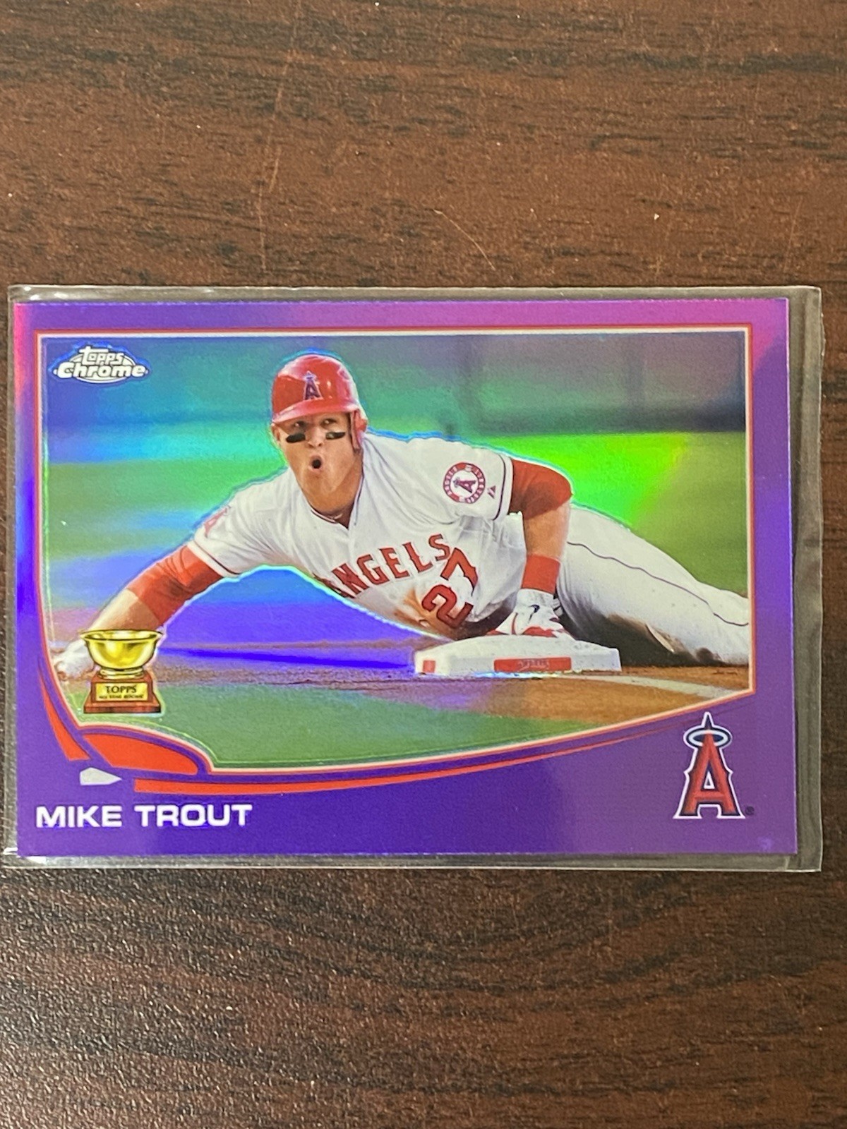 2013 Topps Chrome Purple Refractor Mike Trout #1