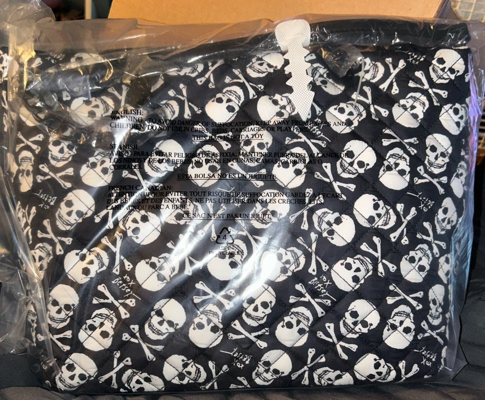 Bolso de Mano BETSEY JOHNSON Torrid Skull 2022 RARO FUERA DE STOCK MARCA NUEVO CON ETIQUETAS Foto 2 de 4