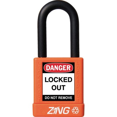 ZING 7042 Lockout Padlock,KD,Orange,1-3/4''H 6CXG9
