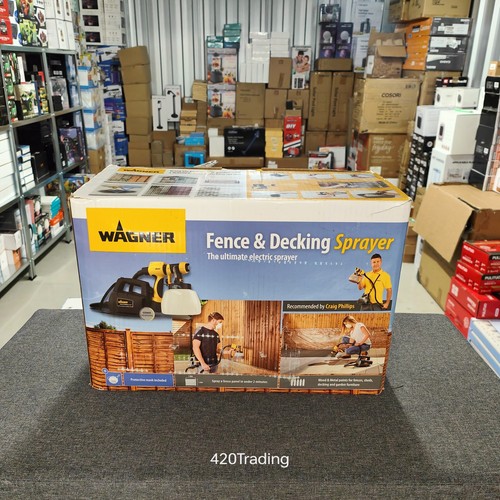 Wagner Fence & Decking 1400ml Lightweight 2.6kg Electric Paint Sprayer
