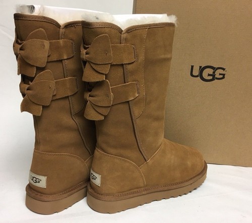 Uggs Allegra Lazo II Altas Ante Castaño Marrón 6GB 4 Eu 37 | eBay