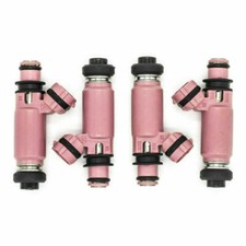 4X OEM Pink 550cc Fuel Injectors 16611-AA370 for Subaru Impreza STI WRX Forester