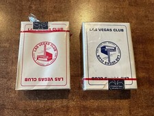 SEALED LAS VEGAS Club Hotel Casino Playing Cards - 2 Rare Vintage Decks