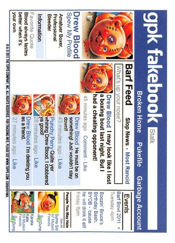 GARBAGE PAIL KIDS 2011 FLASHBACK SERIES 2 PICK-A-CARD YELLOW BASE STICKERS TOPPS - Picture 61 of 321