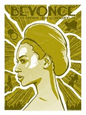 Beyonce Poster Silkscreen Signed Numbered Houston Texas July 15 Destinys Child