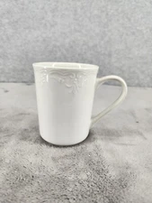 One Philippe Richard Versailles Charlotte White Ceramic Coffee Mug Cup 