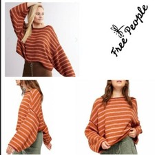 New Free People Bardot Sweater XS retail 98 New without tags