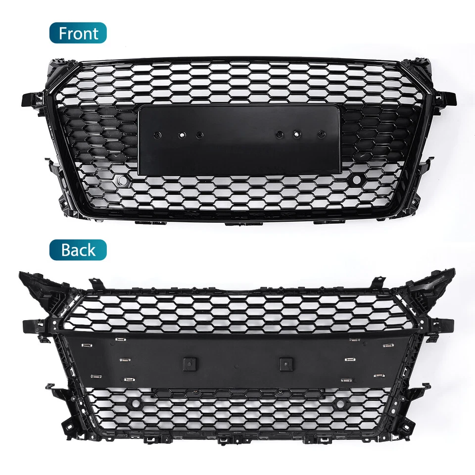For Audi TT TTS 2015-2017 TTRS Style Full Honeycomb Front bumper Grille US STOCK - Image 4 of 4