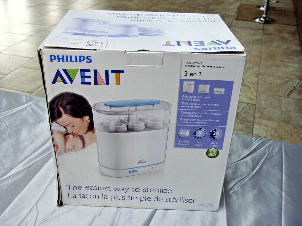 Avent Electric Steam Steriliser Baby Steriliser Avent Avent