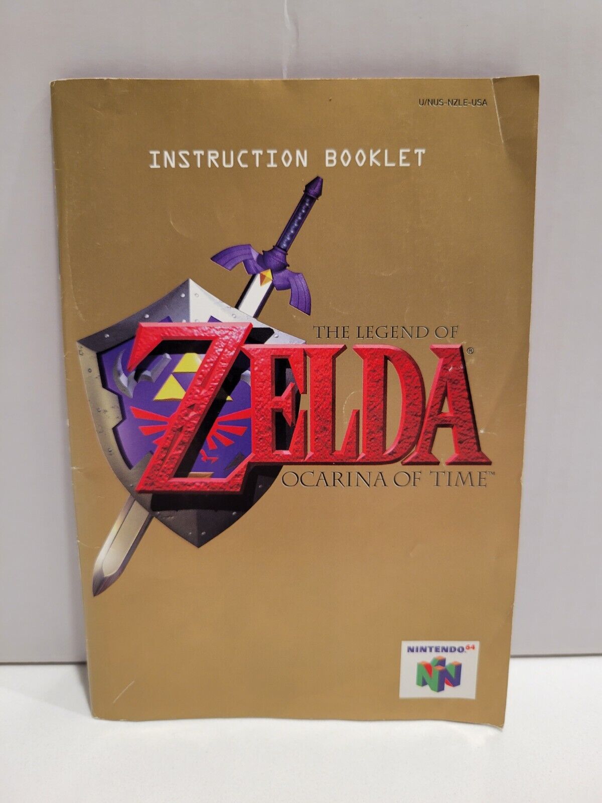 The Legend of Zelda Ocarina of Time Replacement Box, Manual, Inner Tray  NTSC, PAL or Australian PAL Nintendo 64 Thick Cardboard. 