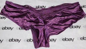 NEW Victoria's Secret Very Sexy Cheeky Panty Strappy Back Purple XL VS