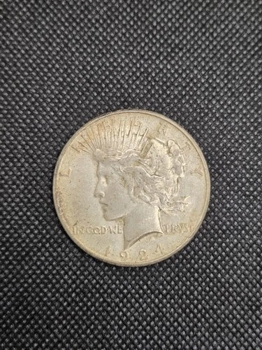 1924 S Peace Silver Dollar $1 XF