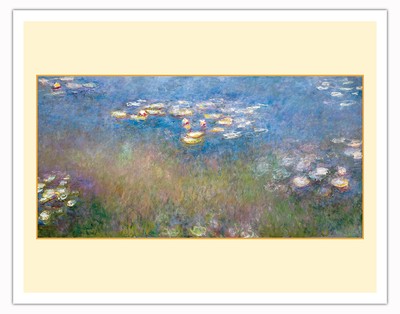 Water Lilies - Giverny Gardens France by Claude Monet 1915