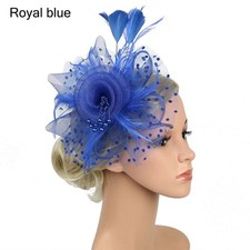 Fascinator Women's Headband Clip Hat Feather Weddings Races Royal Ascot & Party