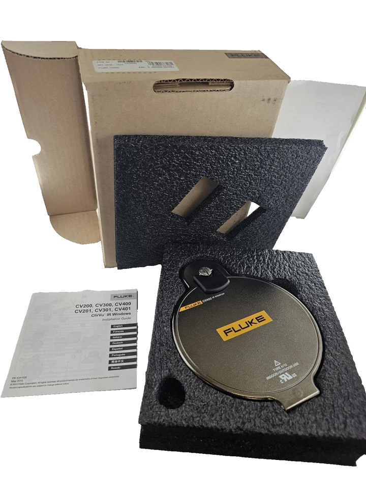 Cubierta de lente de cámara infrarroja Fluke CV-400 | Tipo 4/12 | Tapa de ventana IR Foto 3 de 3