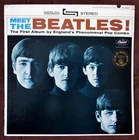 Beatles LP 1970 Meet the Beatles UNCONFIRMED Apple “Mfd. By” on Sliced Side, EX!